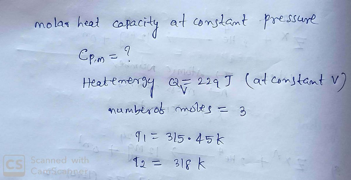 Chemistry homework question answer, step 1, image 1